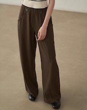 Center stitch easy wide Pants T20265