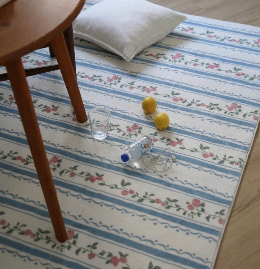 velnia floral rug 4size / ヴェルニア フローラル ラグ カーペット