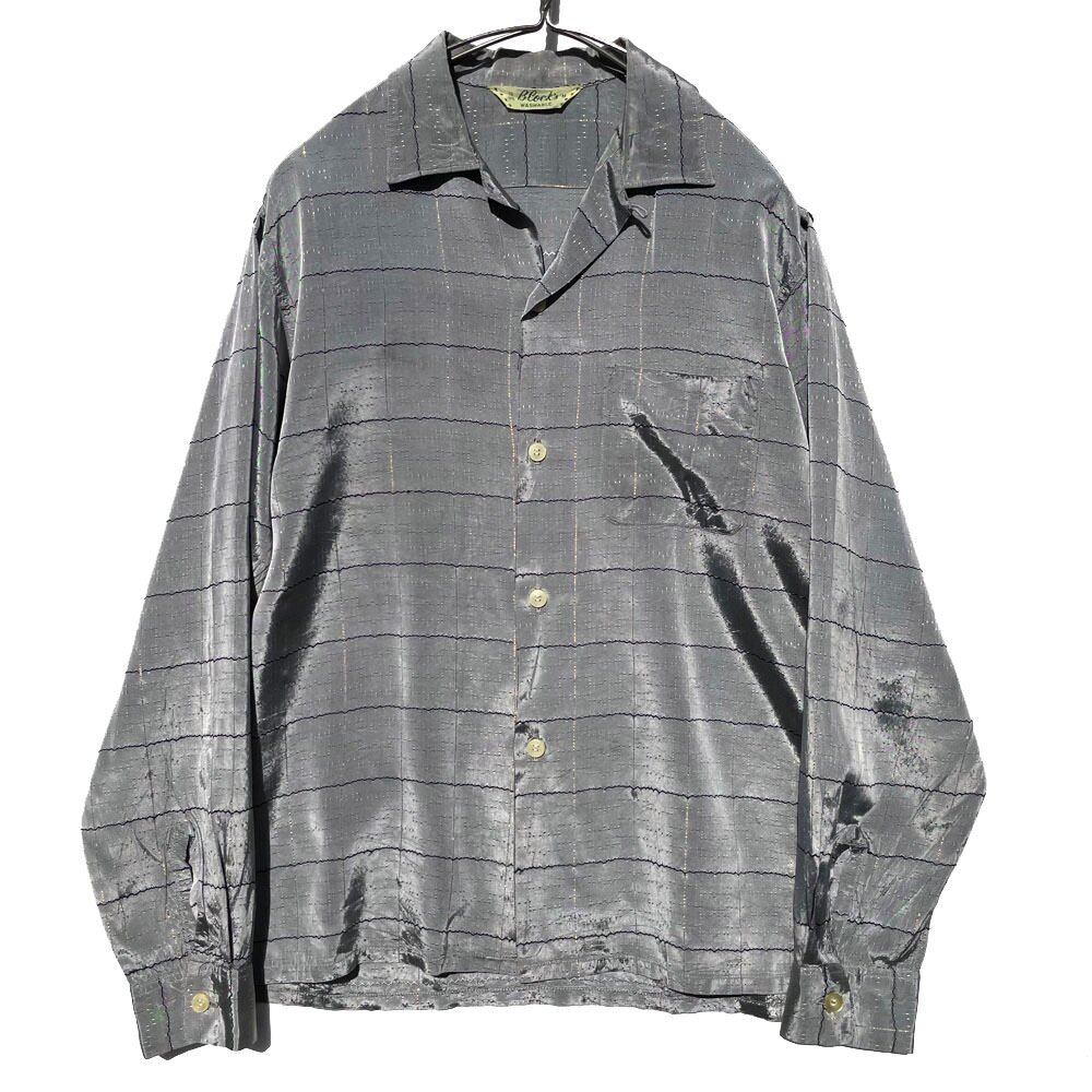 B Cocks] Vintage Open Collar Shirts [Late-1950s] Vintage Open