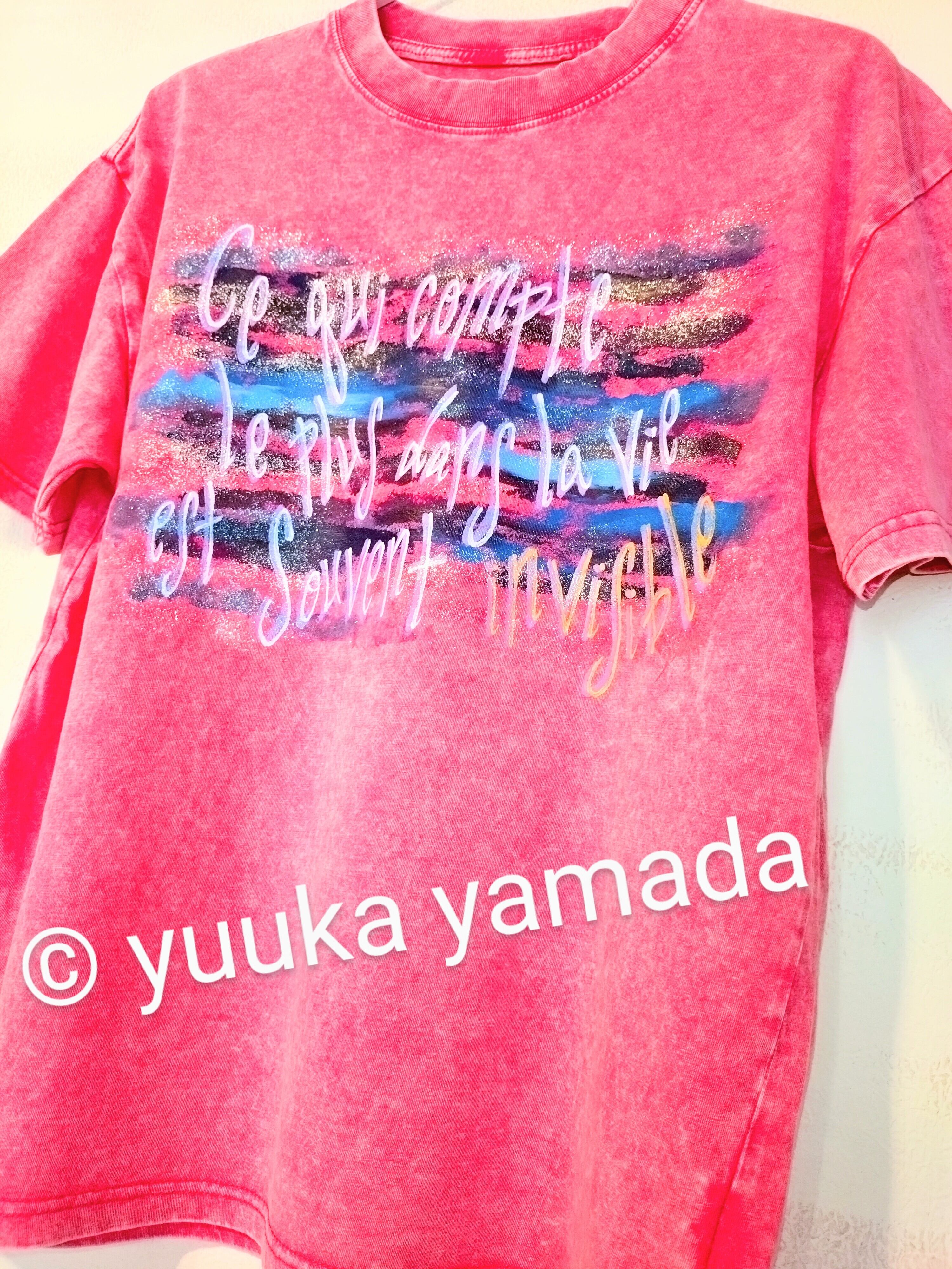 T-shirt ・Pink Tシャツ（ピンク） | Y.u.u.k.A. coloré・coloré