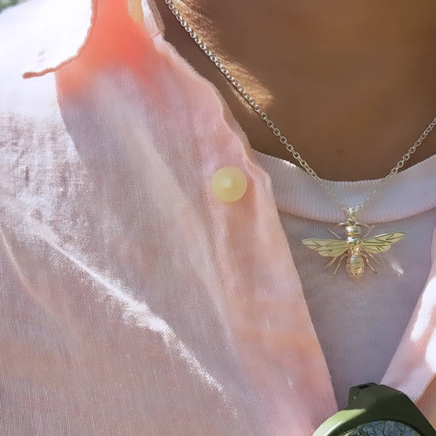 蜂 ペンダントトップ 】スズメバチ 蜂ネックレス 蜂アクセサリー ハチ