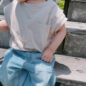 【outlet】pocket sleeveless /beige