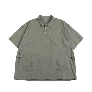 プルオーバールーズ半袖シャツ　0718