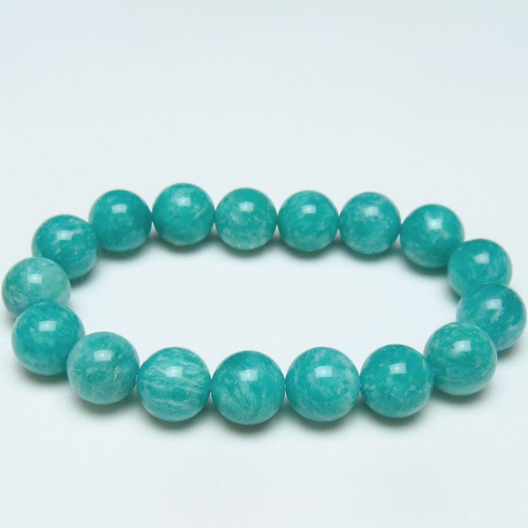 アマゾナイト ブレスレット 12mm 一点物 おまかせ便 111-40988