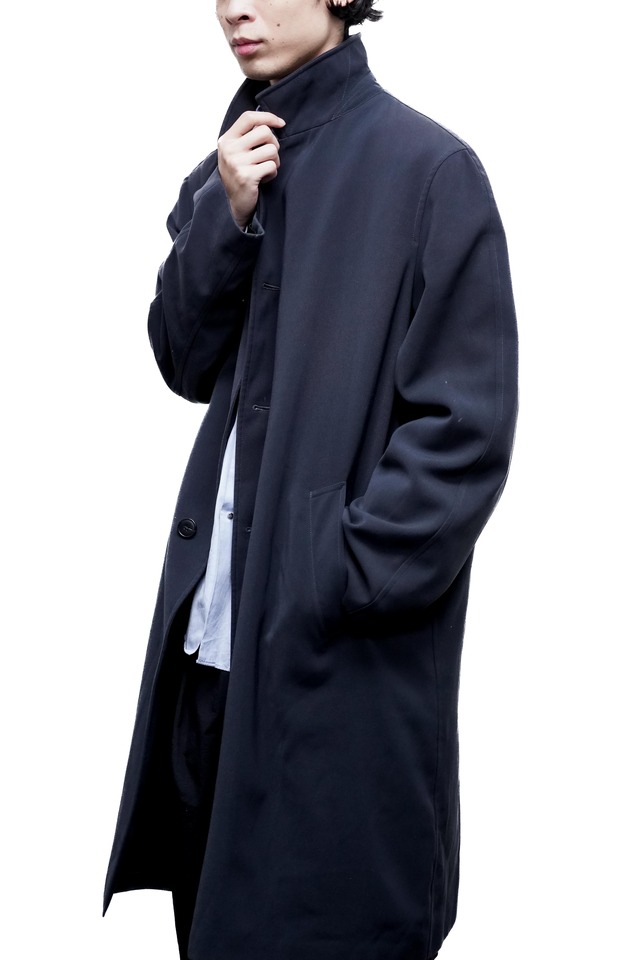 90's "GIORGIO ARMANI" Split Raglan Sleeve Balmacaan Padded Coat Made in ITALY