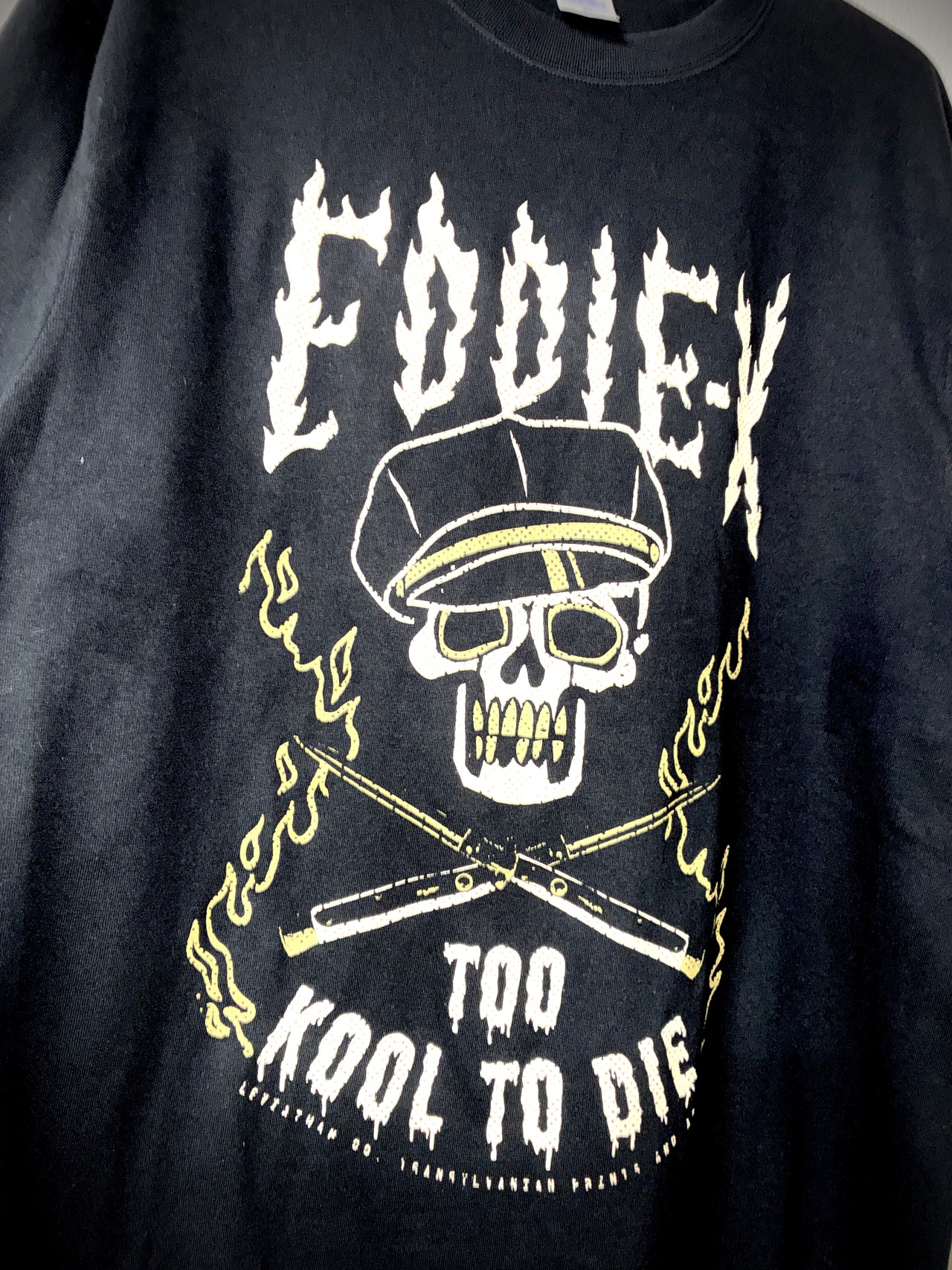 EDDIE-X “Too Kool To Die” Tee