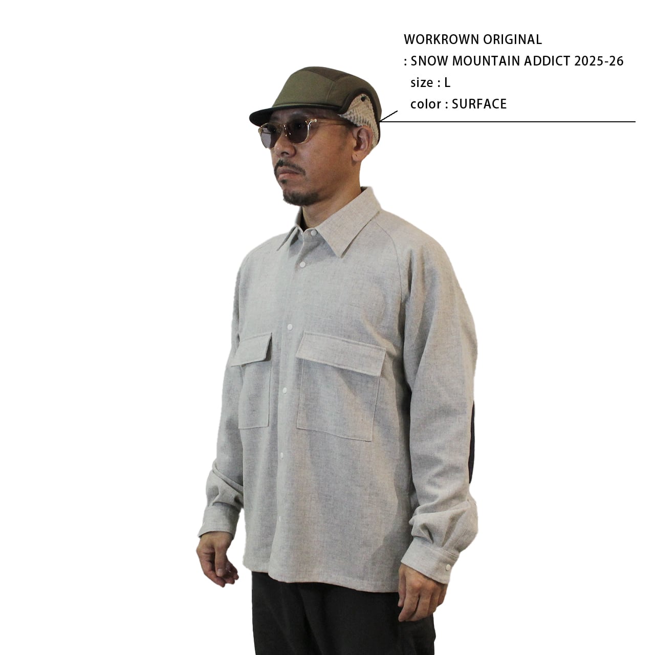 Permanent Union Light Wool Shirt | WORKROWN UNIFORM