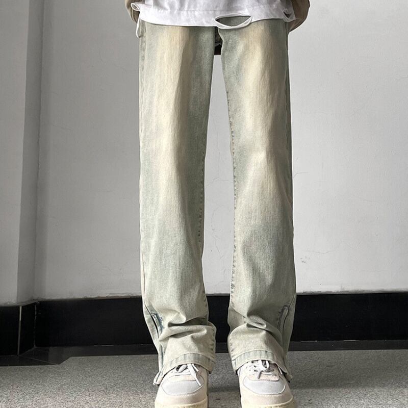 ジッパー付きストリートジーンズ C10314