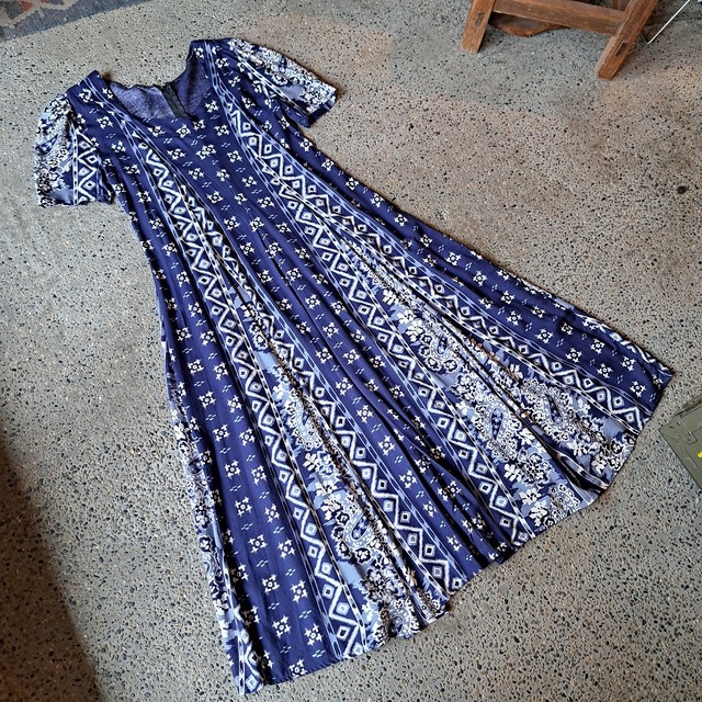 エスニック柄 ワンピース used [206071]