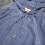 design silk hoodie gray
