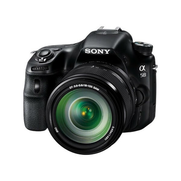 中古 保証付 送料無料】SONY α58 ズームレンズキット DT 18-135mm F3.5