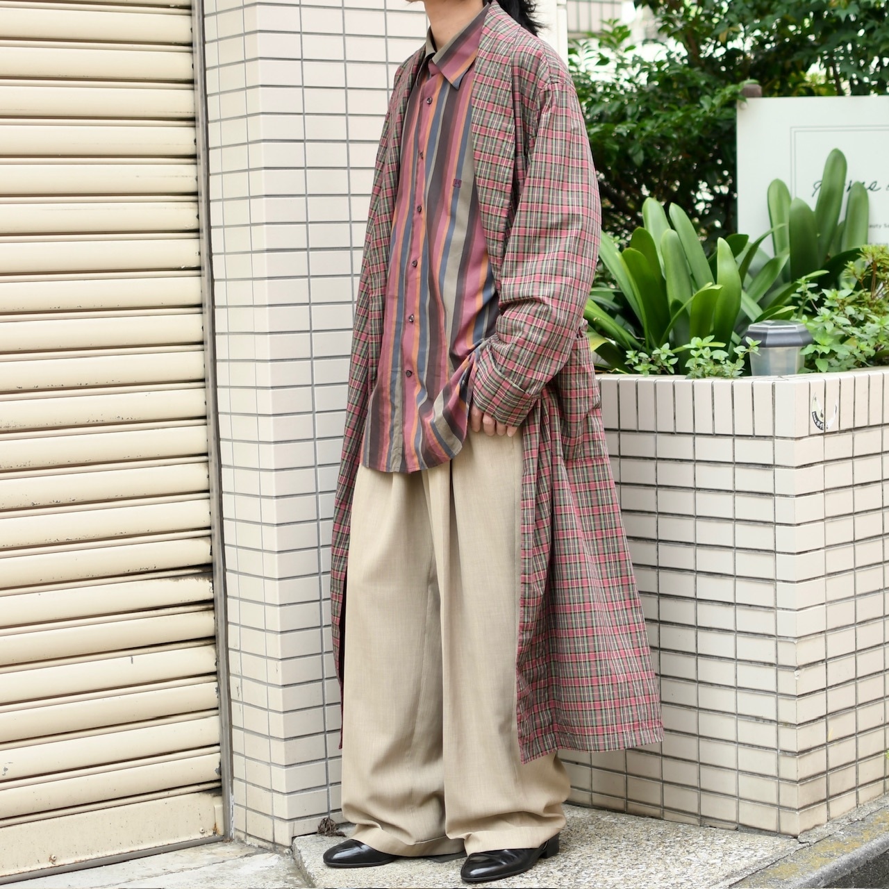 SEAN JOHN custom draw cord 4tuck wide slacks