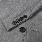 バーバリー ロンドン クラシック Burberrys OF LONDON CLASSICS ピンストライプ 3B テーラードジャケット 40R /チェンジポケット/グレー