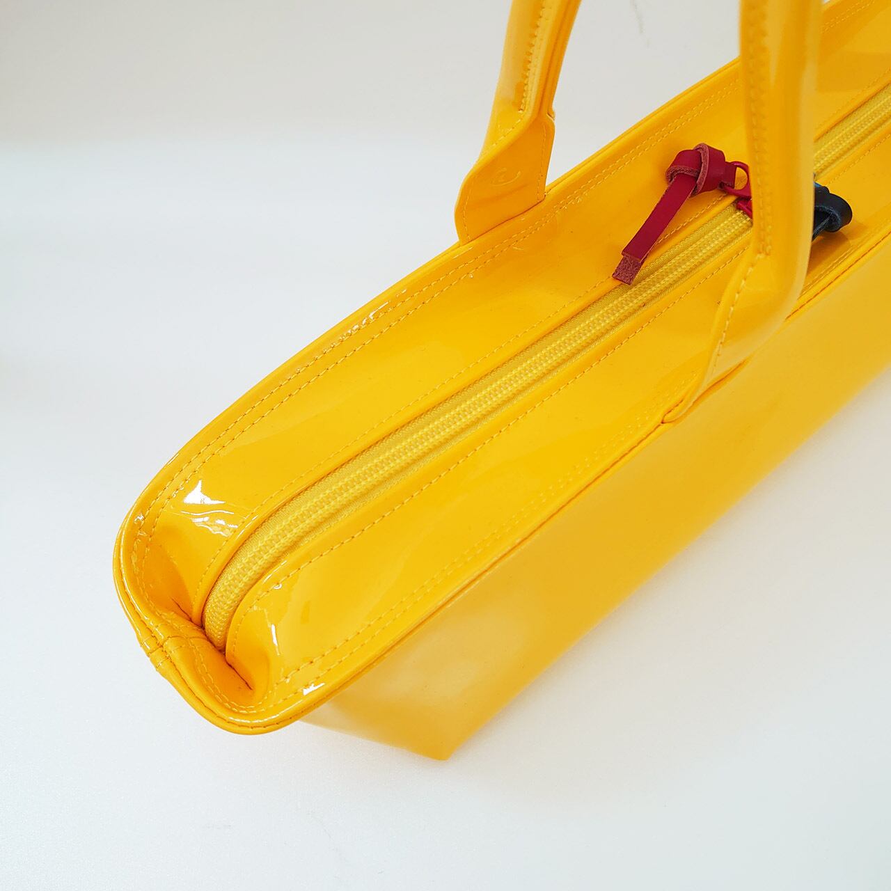 sugaya design lab エナメルバッグ ] ご予約 hosonaga M＃ イエロー