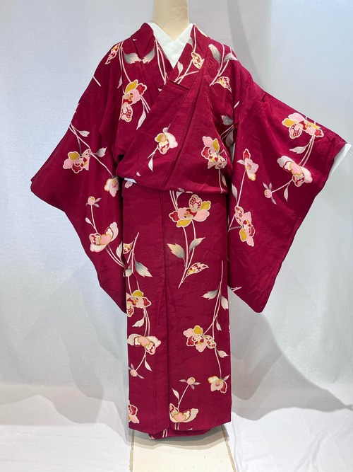 2128 アンティーク小紋 Komon Kimono