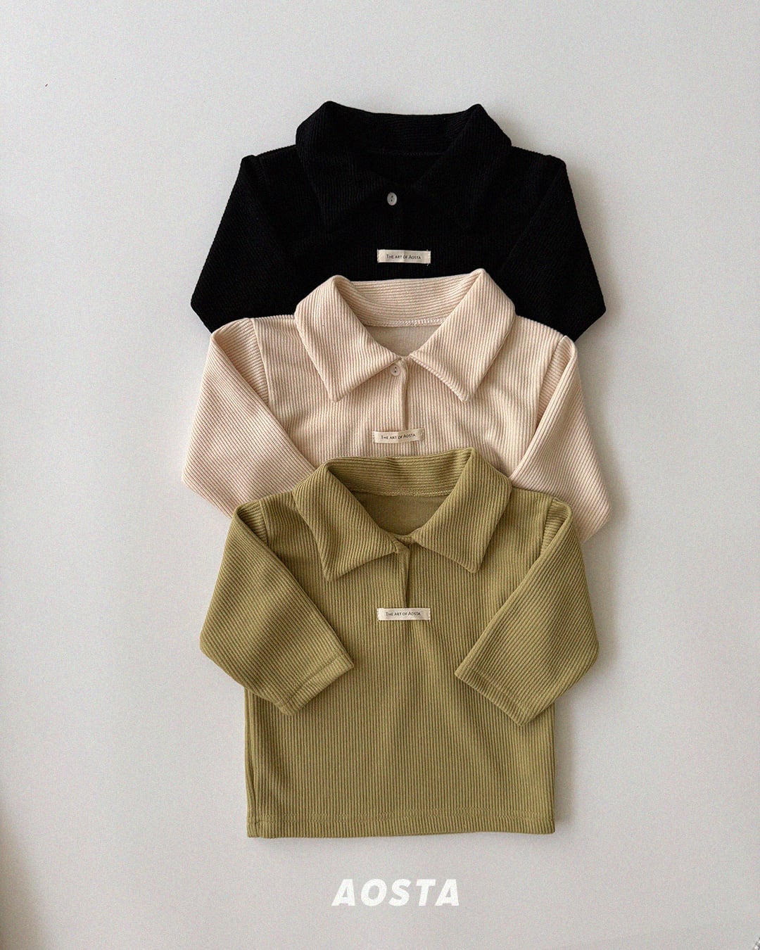 mulmul collar tee【aosta】※10月上旬〜中旬発送予定