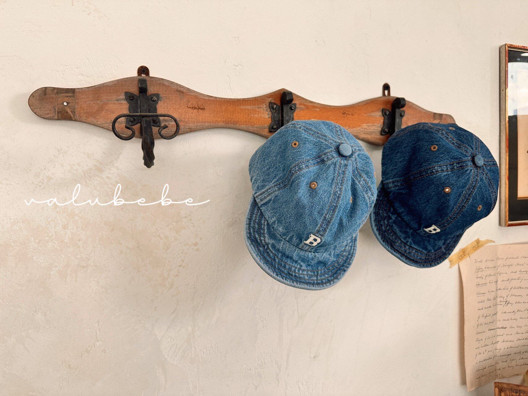 【予約】B Denim Cap (Bebe)