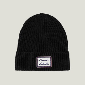 MAISON LABICHE　PATCH LABICHE BEANIE　BLACK