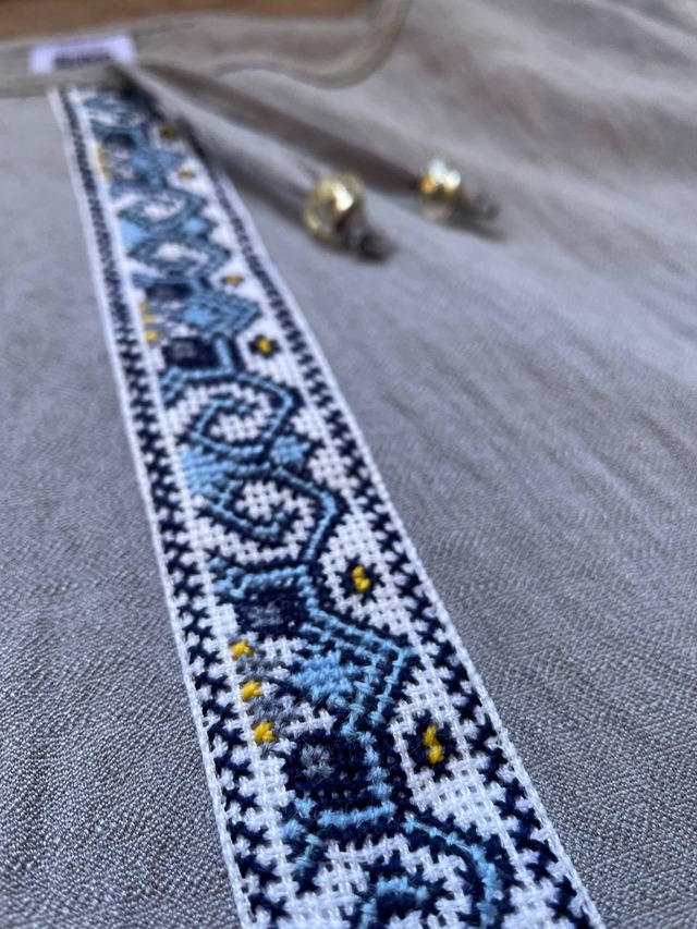 手縫いヴィシヴァンカ（藍）レディース・フリーサイズ