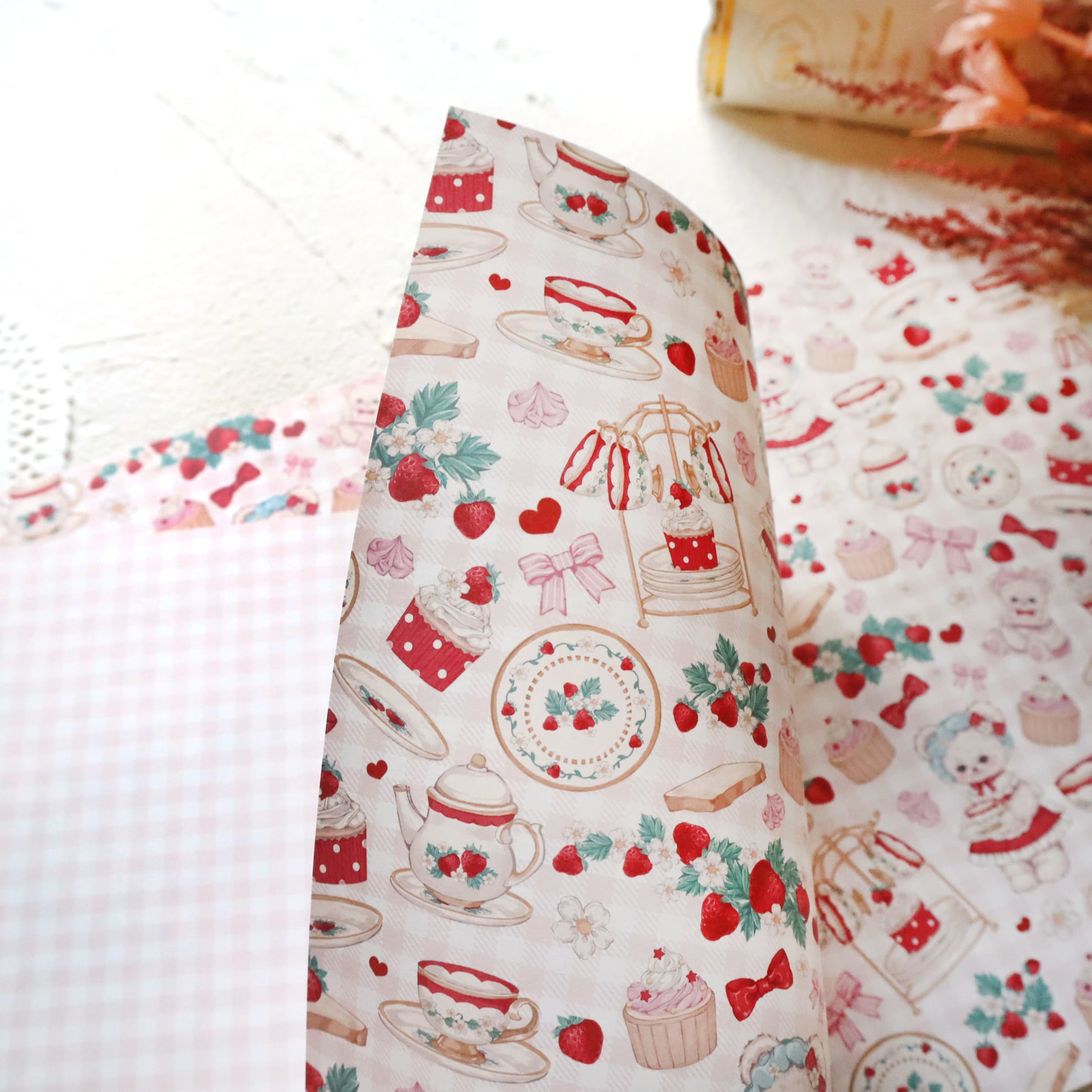 予約☆CHO79A Cherish365【Happy Tea Time】ラッピングペーパー