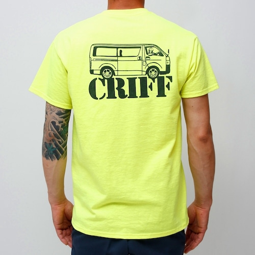 ハイエース High-ACE Tee (イエロー)　CRIFF  workwear クリフワークウェア