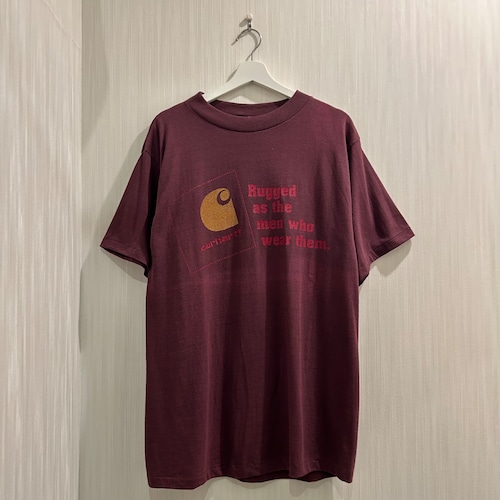 Dead Stock!! 1990s Carhartt "Rugged as the men who wear them" T-shirt