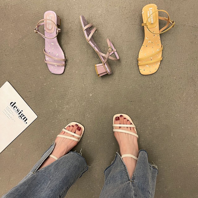 サンダルサマーフローラルバックル 靴 シューズ 夏物 花柄 部族の婦人靴27879621072