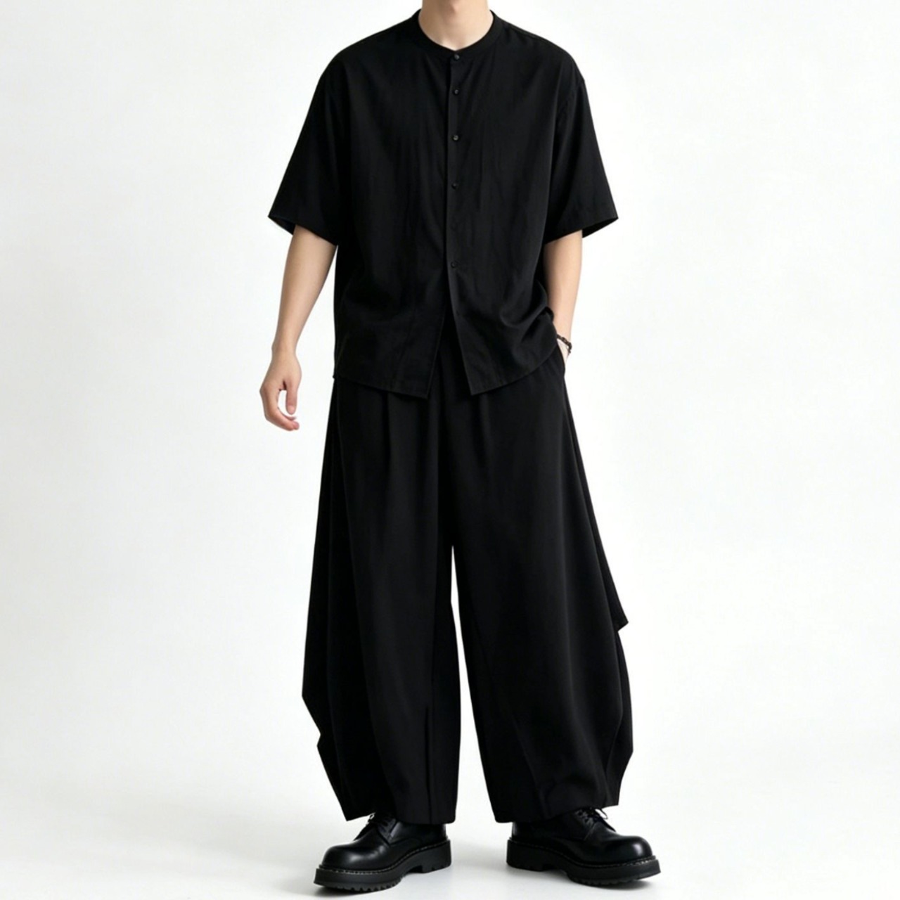 Drape Volume Wide Pants TB2391・画像7