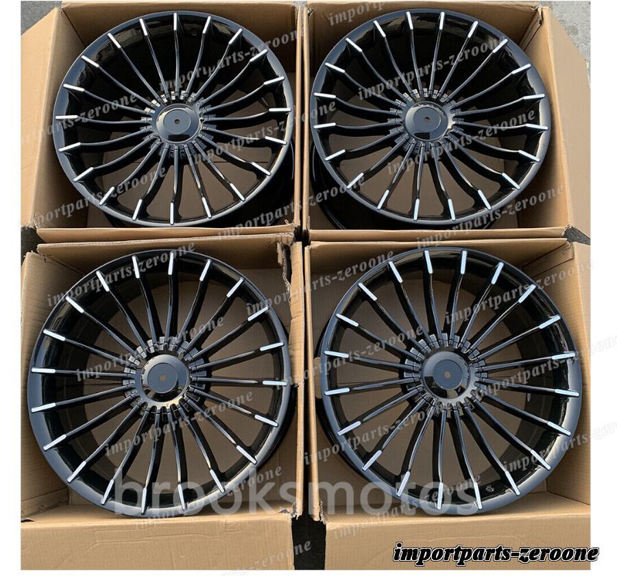 21インチ B7スタイル ブラック ホイール BMW 7シリーズ F01 02