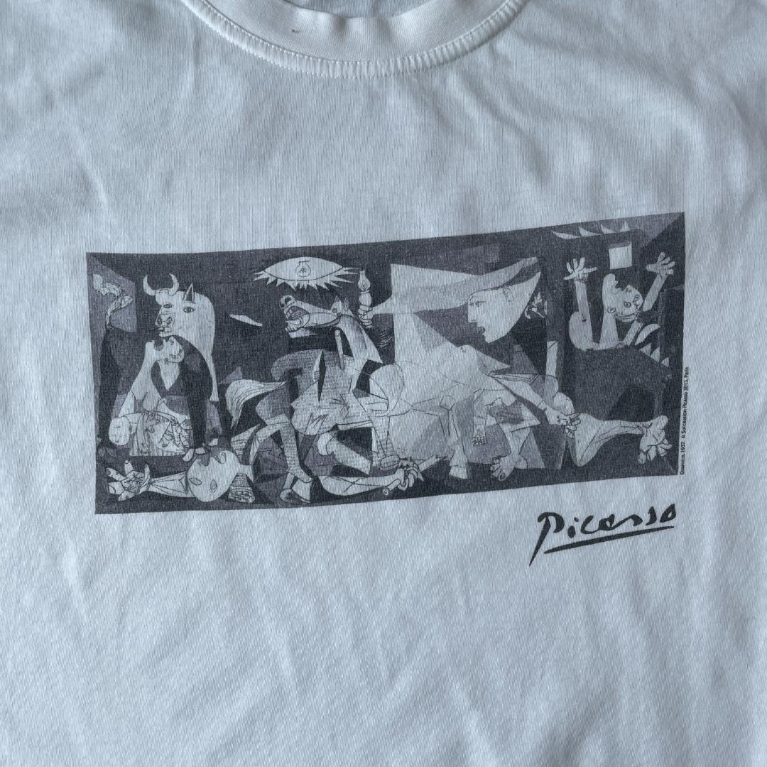 GF680 Tシャツ 90s パブロピカソ アートT アート ゲルニカ 高橋 GF680 Tシャツ 90s パブロピカソ アートT アート ゲルニカ 高橋