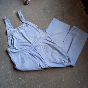 フランス製 ヘリンボーン オーバーオール リアルワーク used [103068]