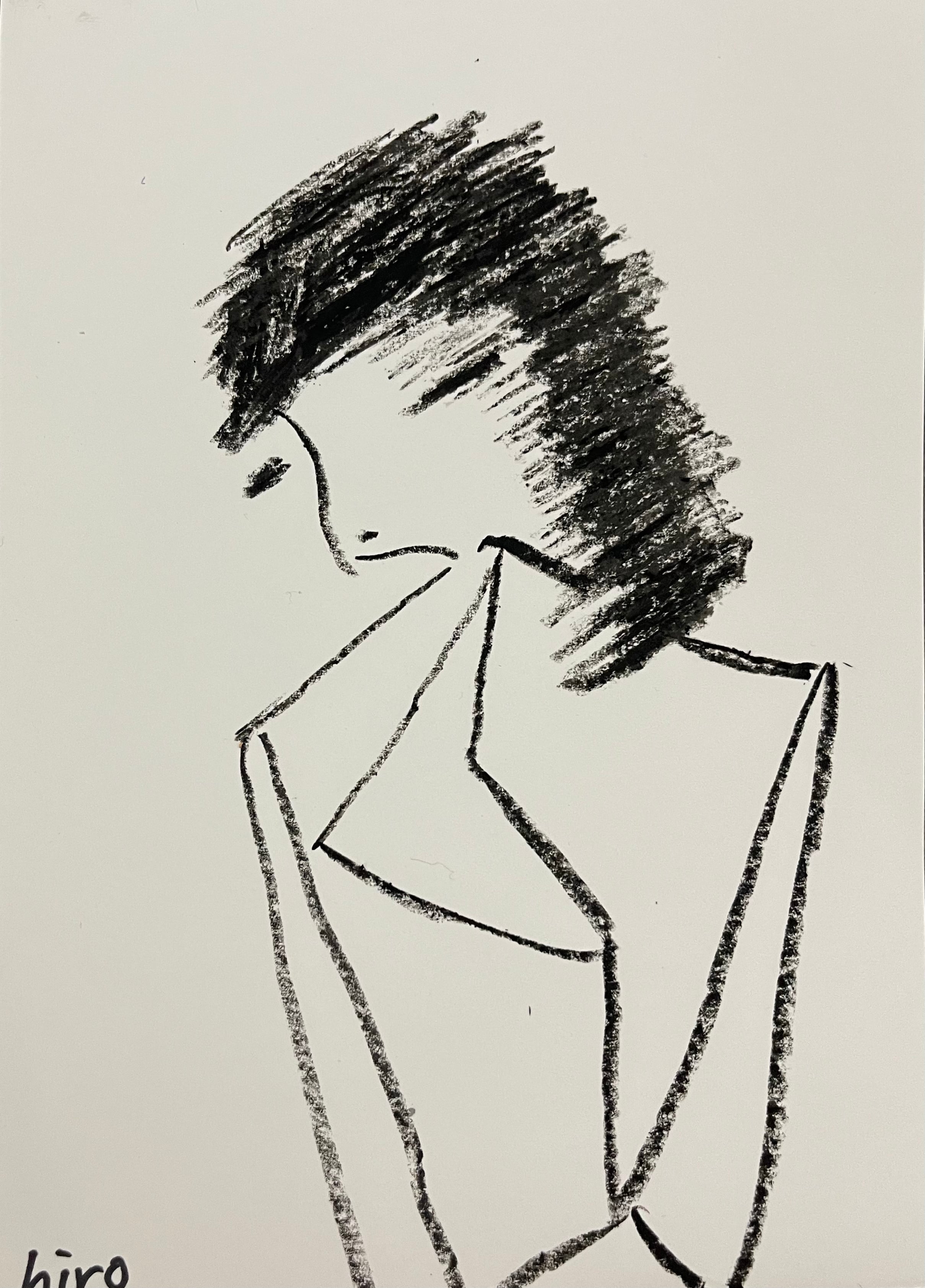 絵描きhiro C「少女が見たもの」