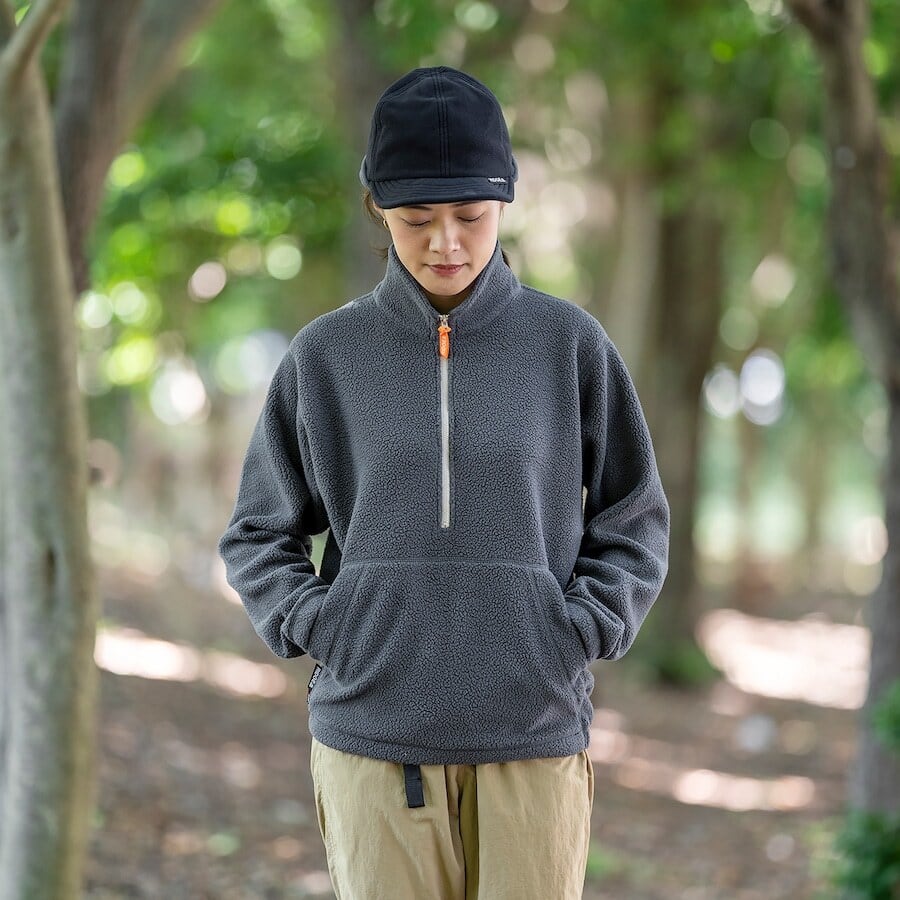 MENs L  リッジマウンテンギア ボア フリース プルオーバー Boa Fleece Pullover ジャケット ポーラテック サーマルプロ RIDGE MOUNTAIN GEAR Whale Grey グレー系