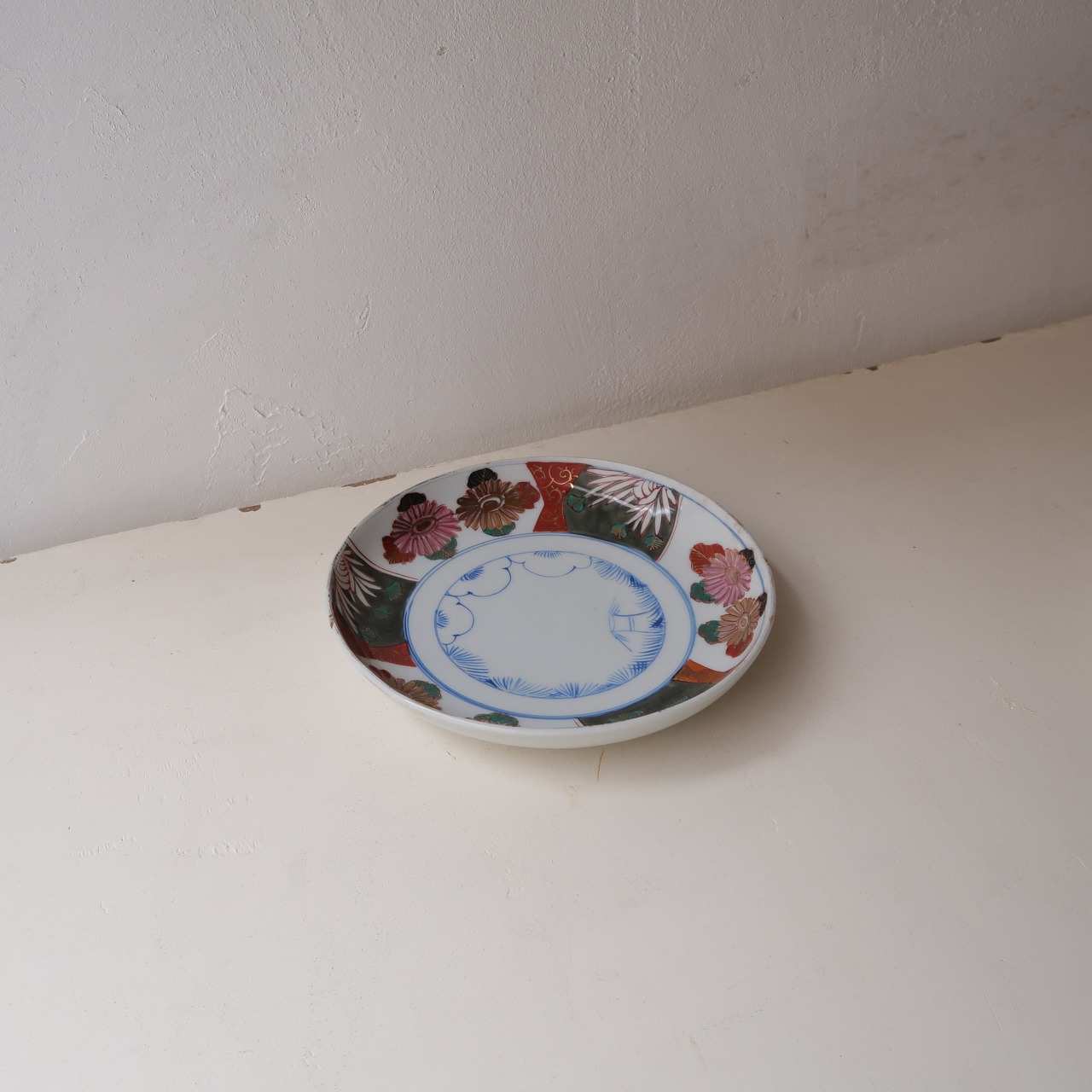 手描きのお花のワンプレート