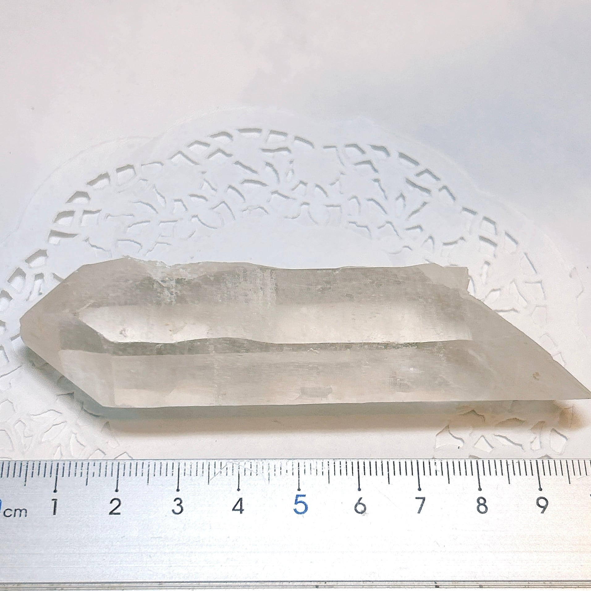 E18093】セルフヒールド 両錐 水晶 クォーツ ヒマラヤ水晶 ヒマラヤ産