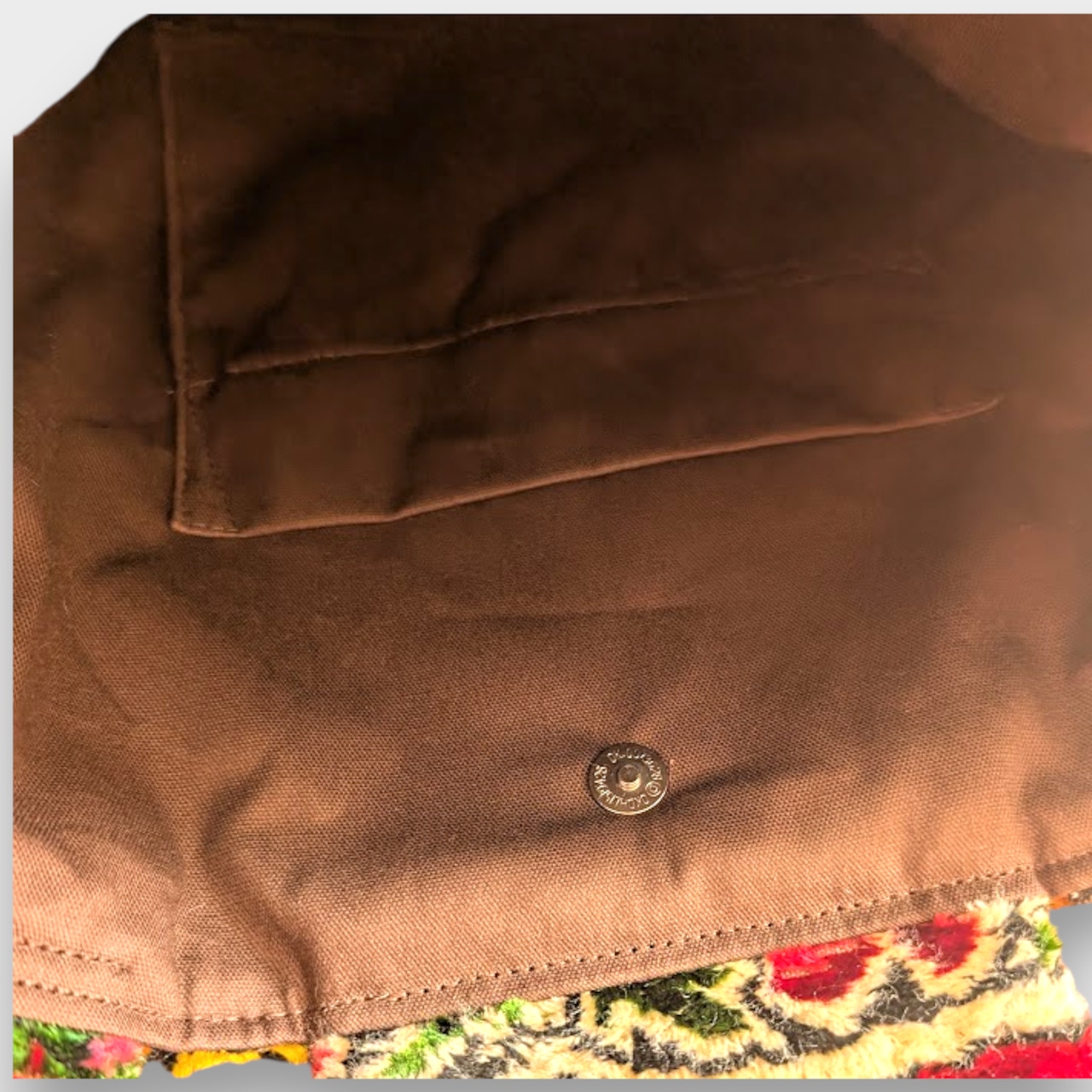 Vintage Tapestry Side Tassel Bag – Forest View