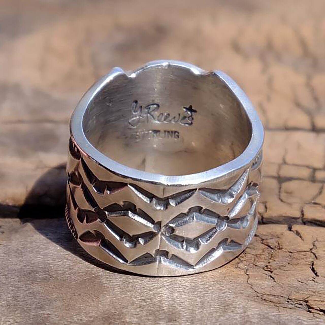 Gary Reeves タイガーアイ　リング　15.5〜16号相当 TK様専用Gary Reeves タイガーアイ リング 20号 - メルカリ