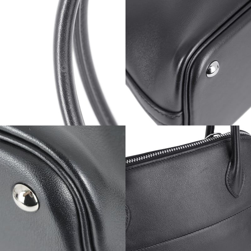 Used HERMES エルメス ボリード 27 スイフト ブラック 黒 シルバー金具