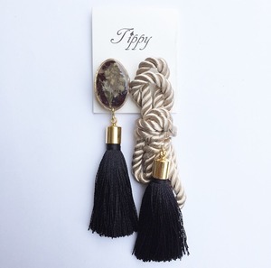 rope tassel pierce / earring