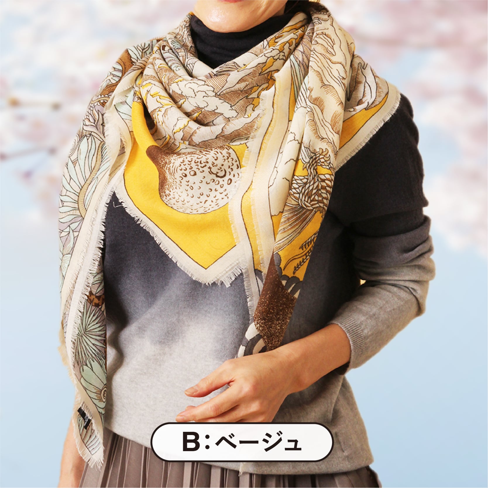 UMIT BENAN 薄手大判ストール 大判ストール（薄手タイプ）【全3柄】 | AS shop