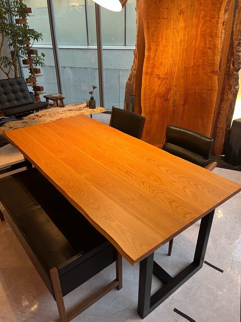 アメリカンブラックチェリー7PIECES _1800×840×30_青山店_テーブル天板