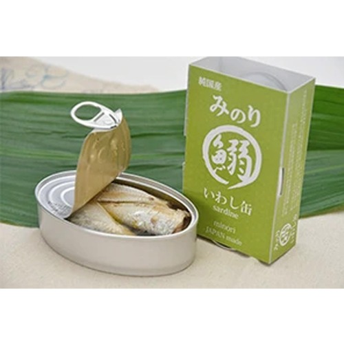 【送料無料】純国産みのり　いわし缶　１００ｇ　　無添加　九州産（ｎ01）