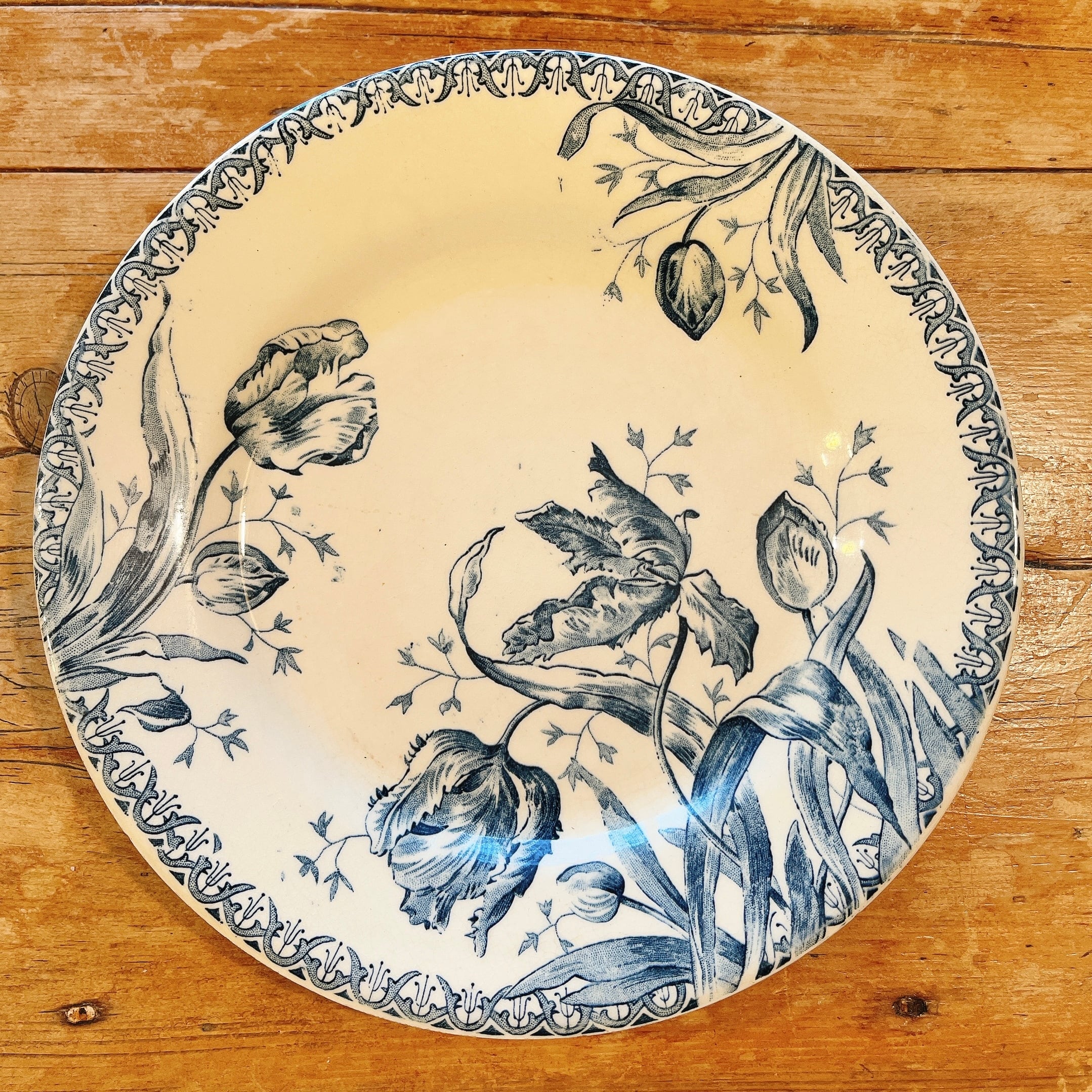 DIGOINサルグミンヌ シックな花模様のカフェオレボウル | gc.brocante