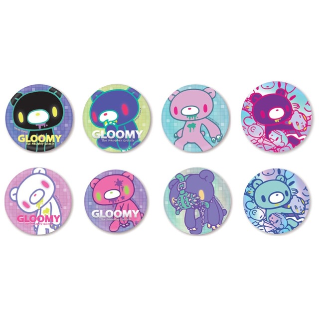 【ロット販売】【8入】グルーミー オーロラ缶バッジサイバーポップver.(8502784)