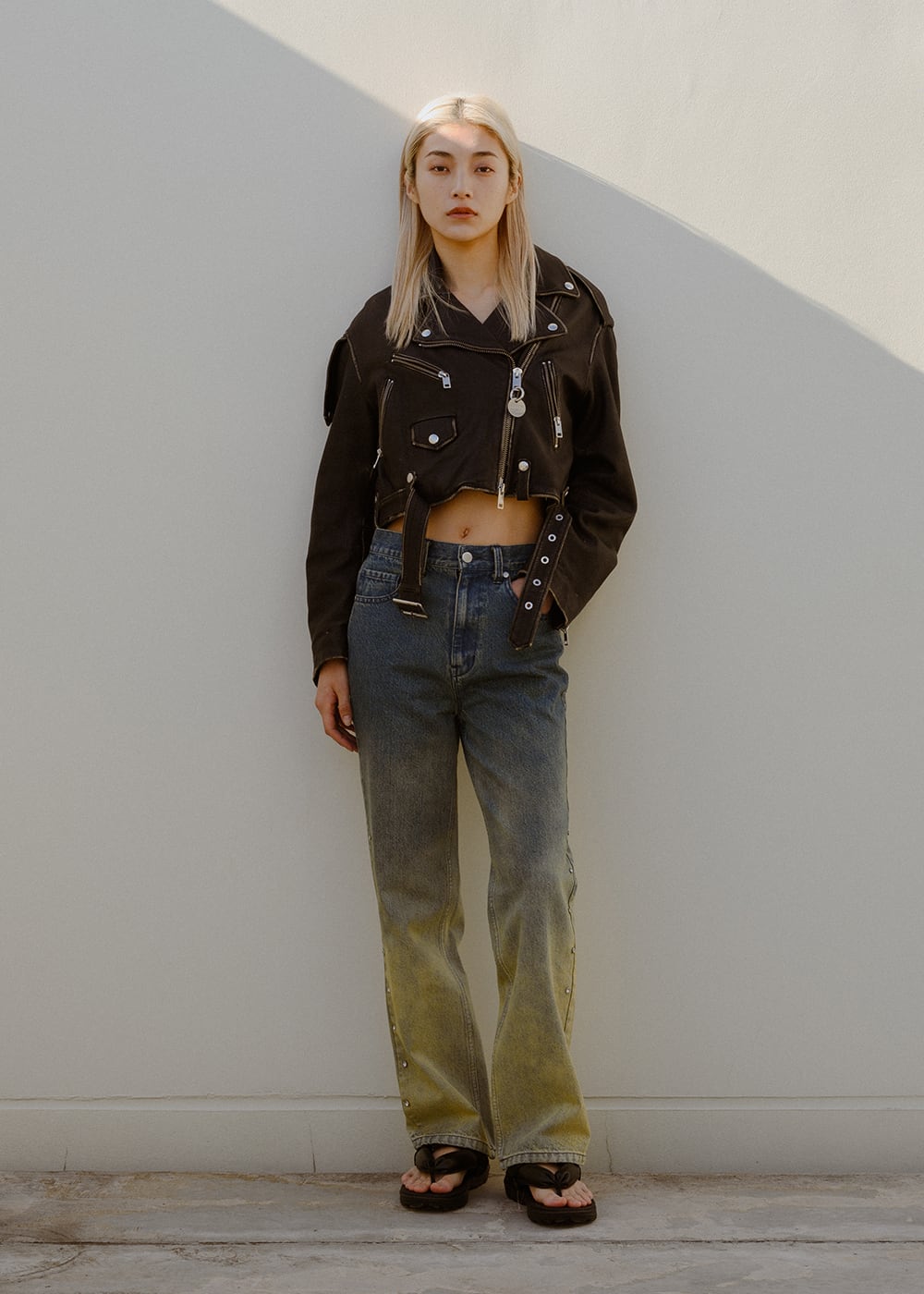 RHINESTONE GRADATION DENIM | IUNLEASH