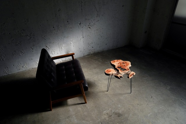 欅の変木 ローテーブル  （高さ・カラー変更無料）