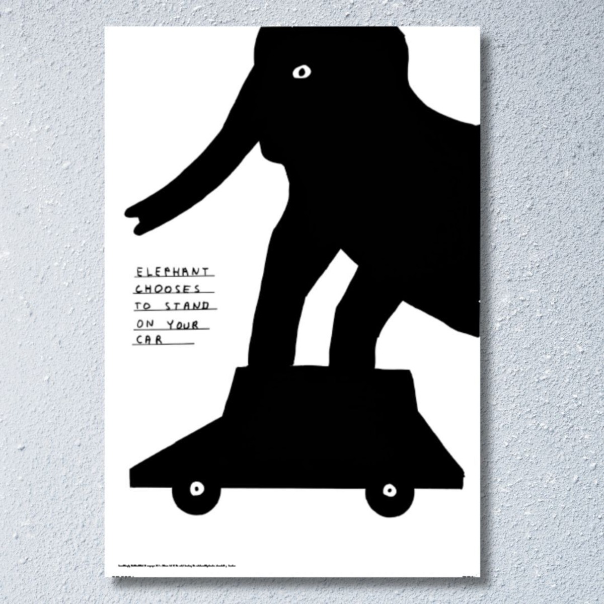 David Shrigley デイヴィッド・シュリグリー テート美術館ポスター 