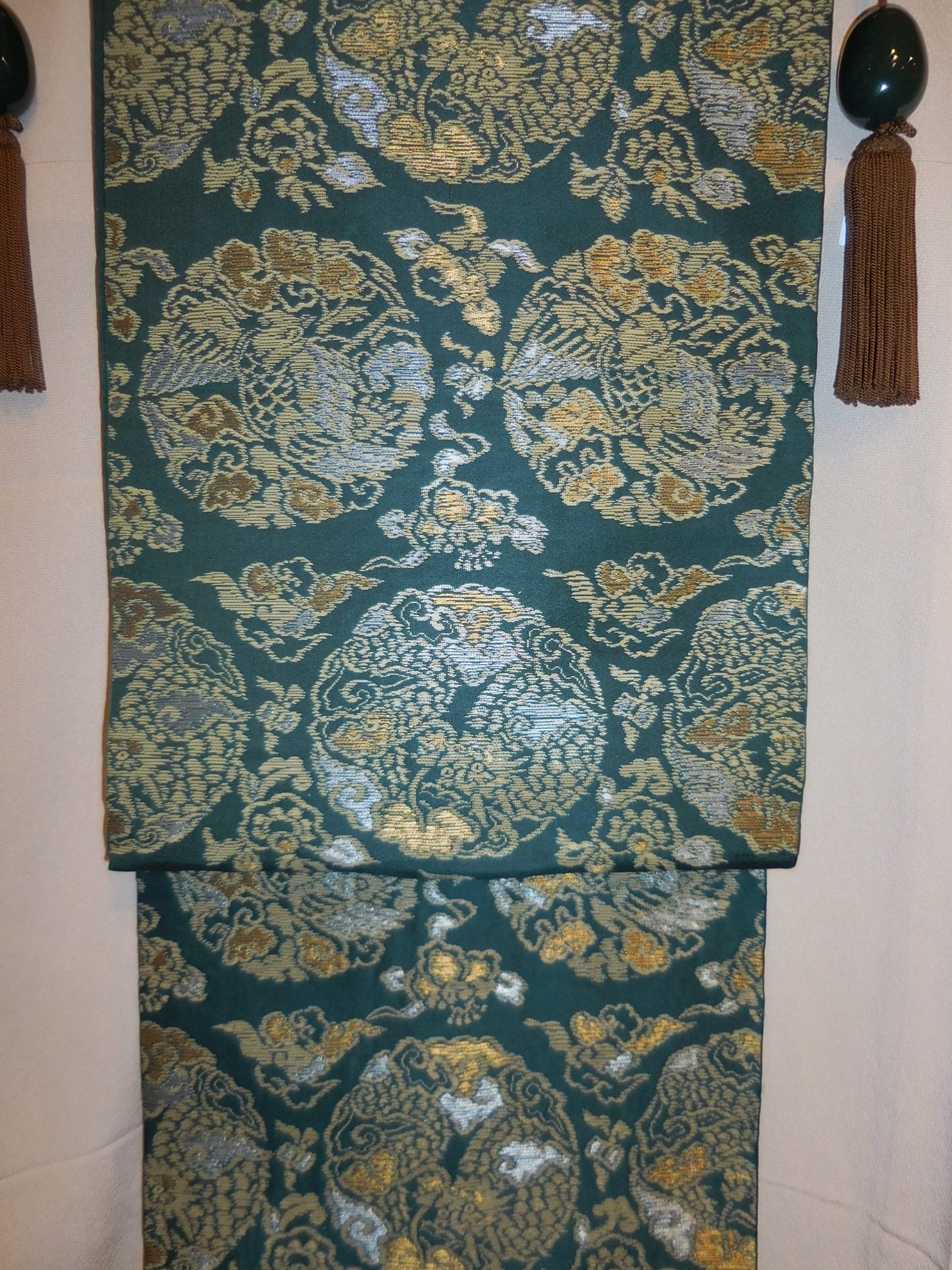 初代龍村平蔵作袋帯 Fukuro obi sash | 春夏秋冬(しき 初代龍村平蔵作袋帯 Fukuro obi sash | 春夏秋冬(しき