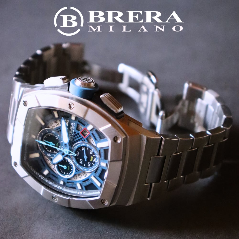 BRERA MILANO SUPERSPORTIVO TONNEAU QUARTZ CHRONOGRAPH