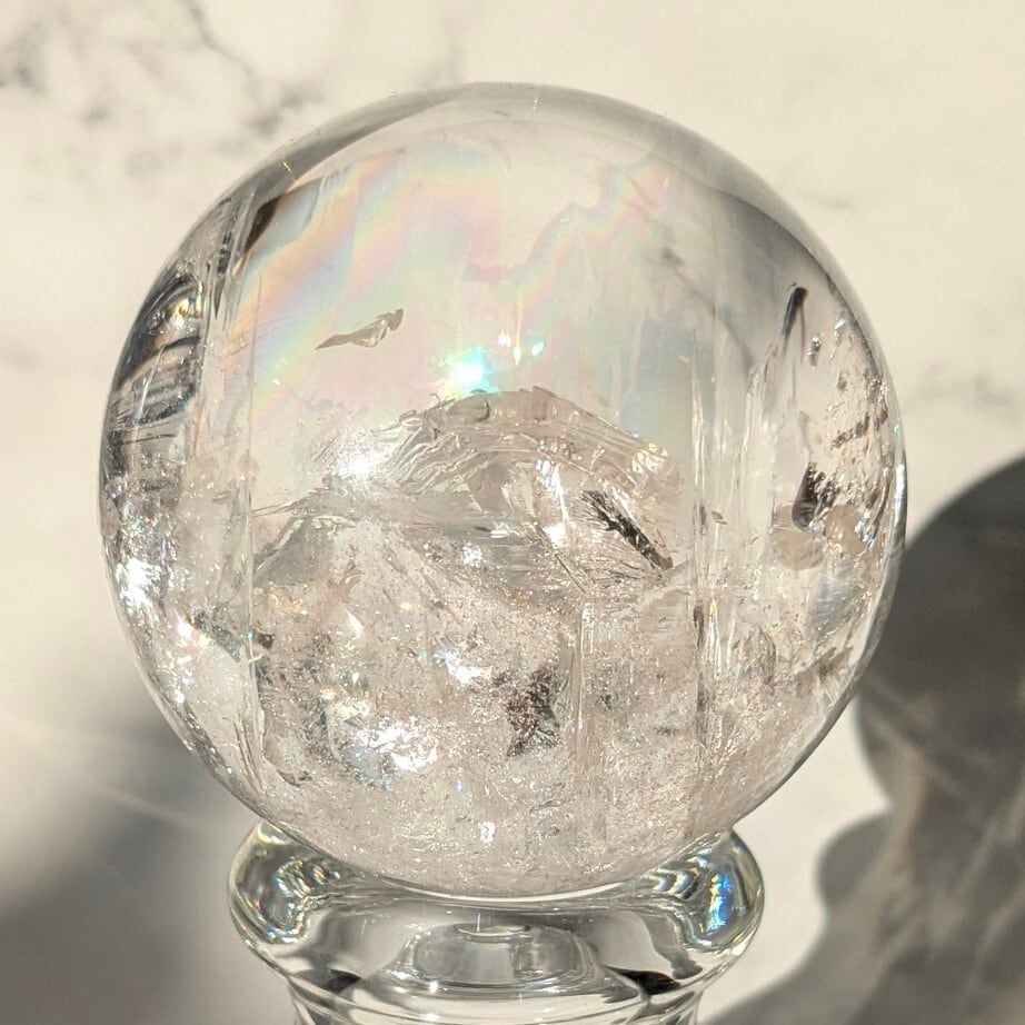 超高品質ピンククリアクォーツ スフィア 約59mm | iris imrama stone